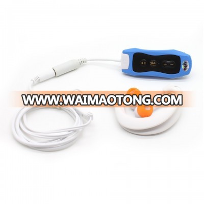 Hot 4GB/8GB IP*8 water resistance waterproof MP3 player /sport MP3 / water proof mp3/MP3 for swim