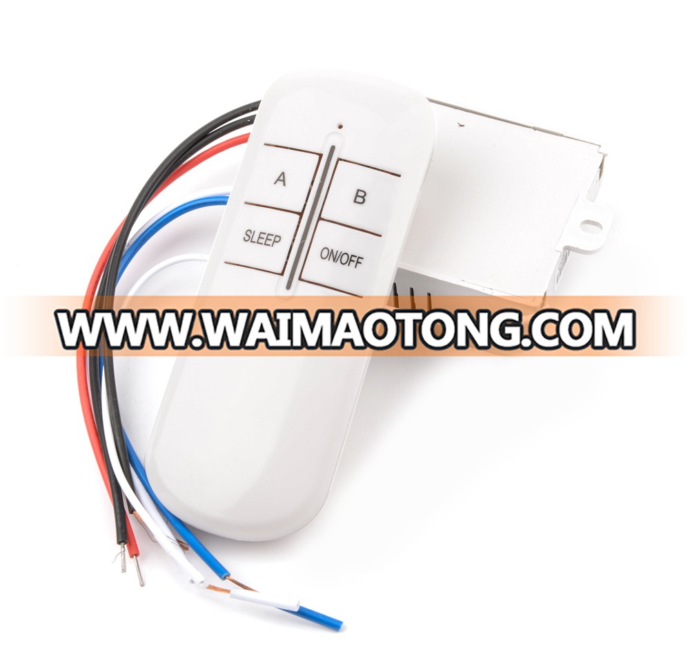 220V 3 Ways ON/OFF Wireless Remote Control Switch Digital Remote Control Switch for Lamp & Light