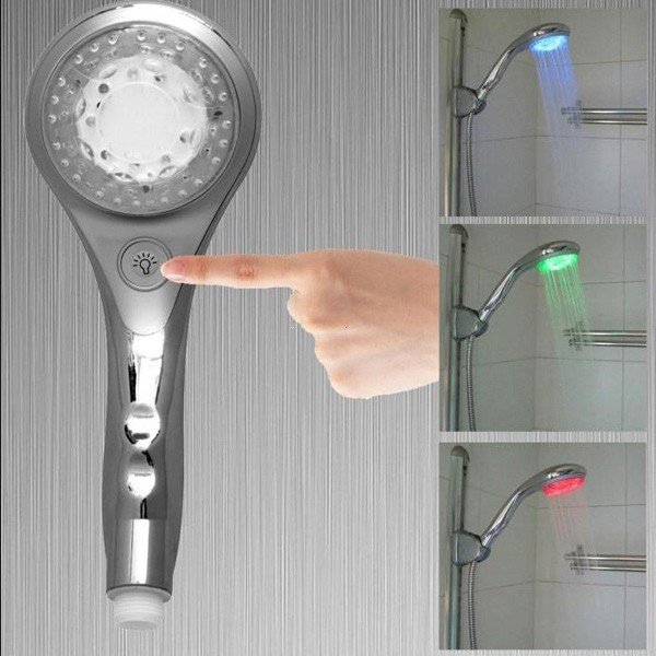 7 Color Changing LED Shower Head Automatic Control Sprinkler, H4518